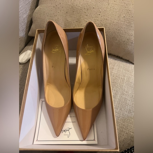 Christian Louboutin Decolette 554 85 Patent Heel Size 39 EU (8.5 US) - Picture 4 of 9